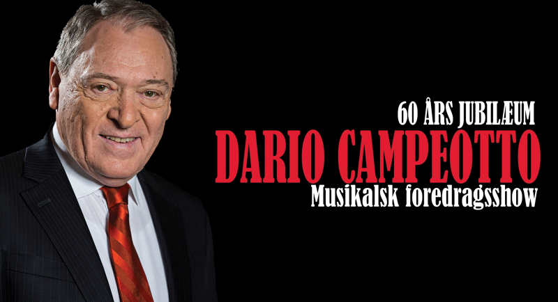 Dario Campeotto 60 års jubilæum 28. september kl. 20:00